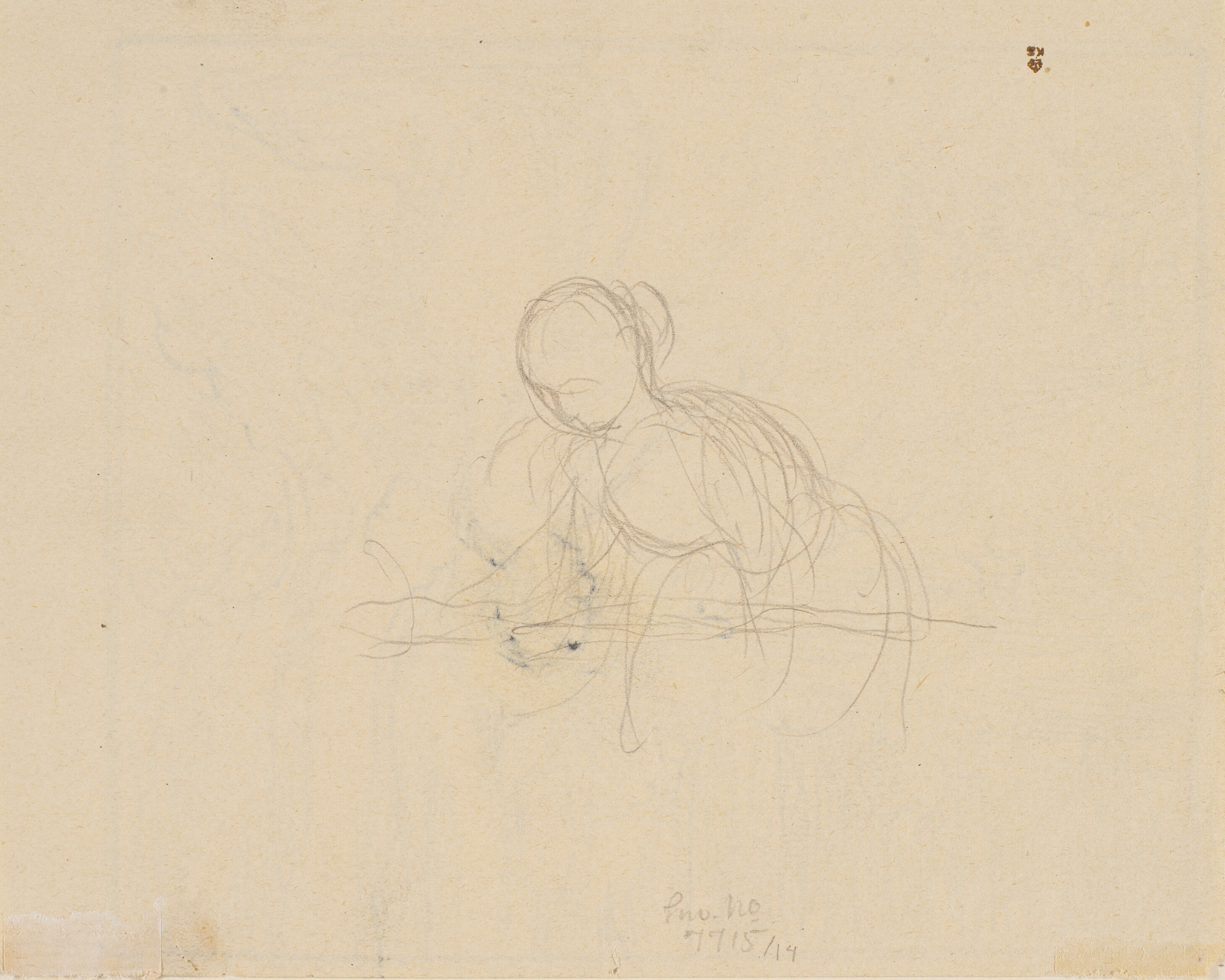 Blyantsrids af kvindefigur